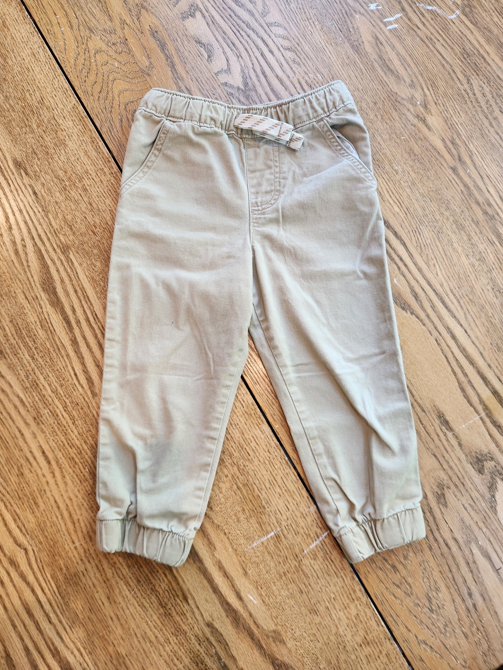 Garanimals Beige Elastic Waist Jogger Pants Toddler